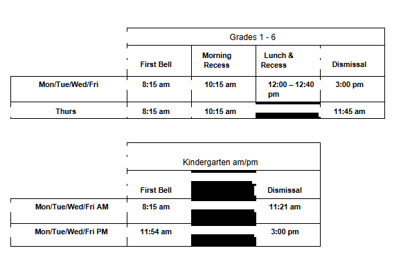 School Hours